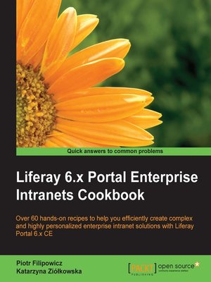 cover image of Liferay 6.x Portal Enterprise Intranets Cookbook